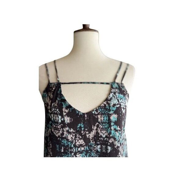 RVCA Womens Teal Rayon Thrilled Strappy Cutout Sleeveless Dress Size M - Picture 6 of 16